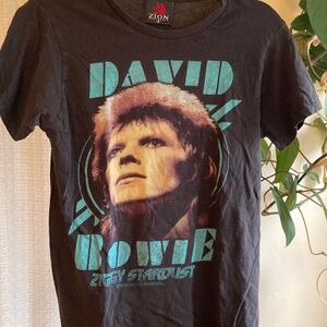 Black David Bowie Tee